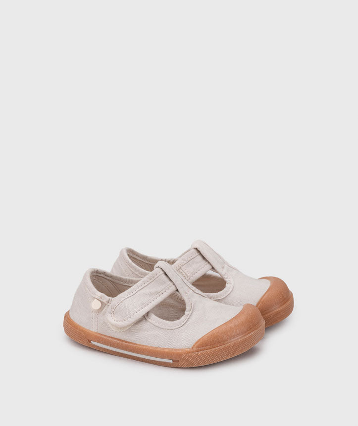 Pepito Canvas Caramel Sole - Barefoot -