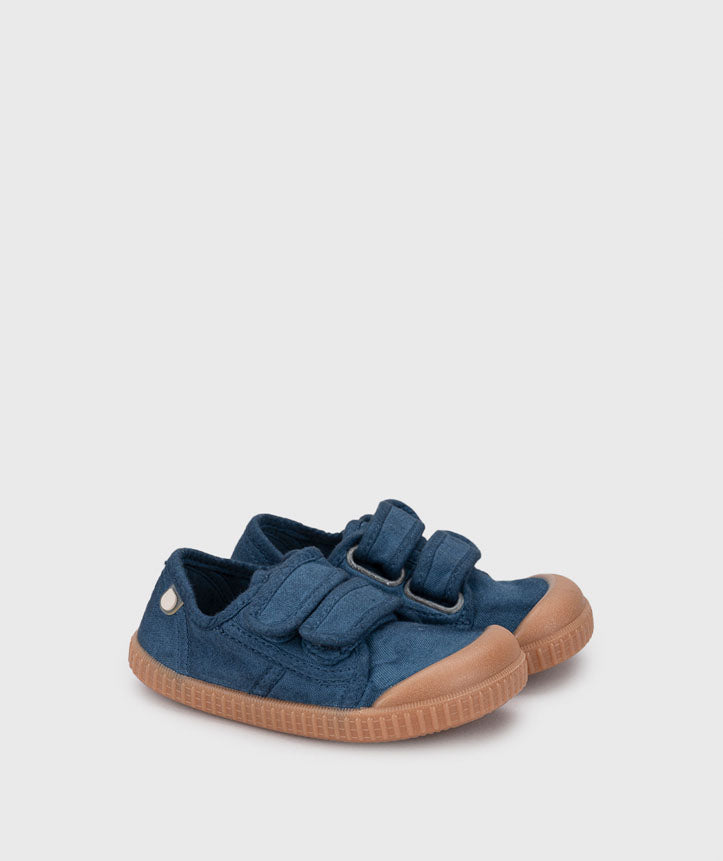 Berri Velcro Caramel Shoes - Barefoot -
