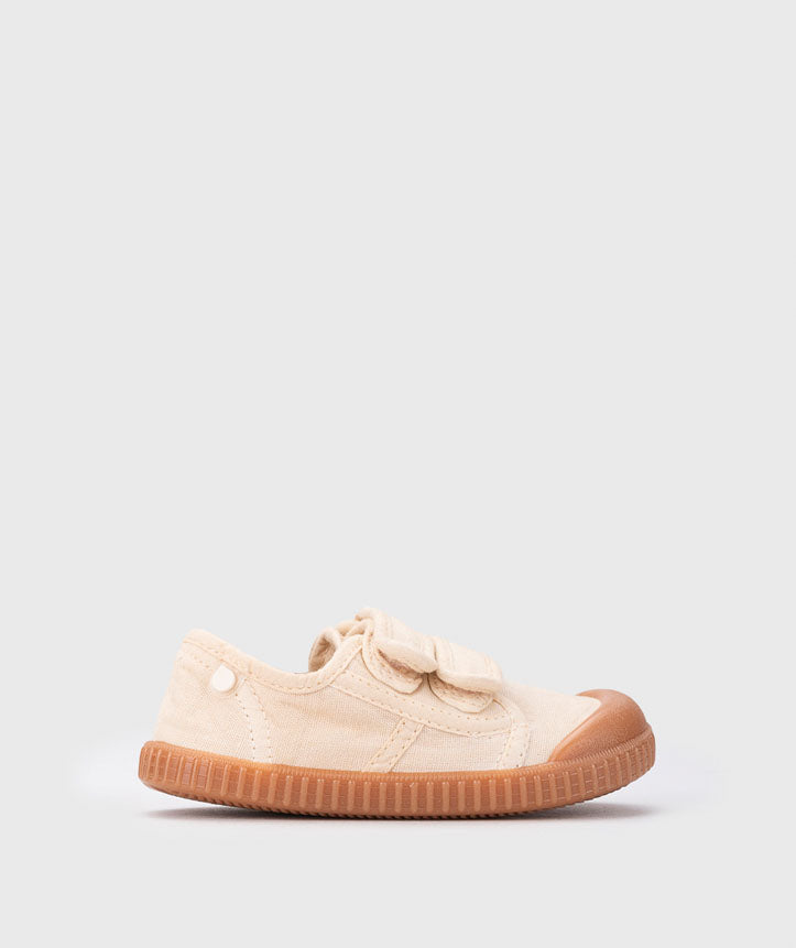 Berri Velcro Caramel Shoes - Barefoot -