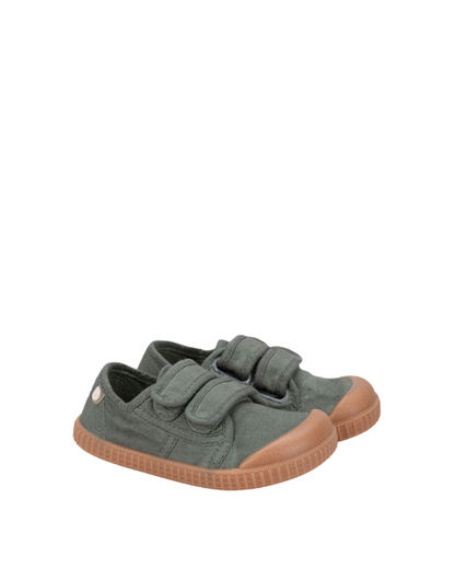 Berri Velcro Caramel Shoes - Barefoot -