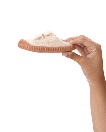 Berri Velcro Caramel Shoes - Barefoot -