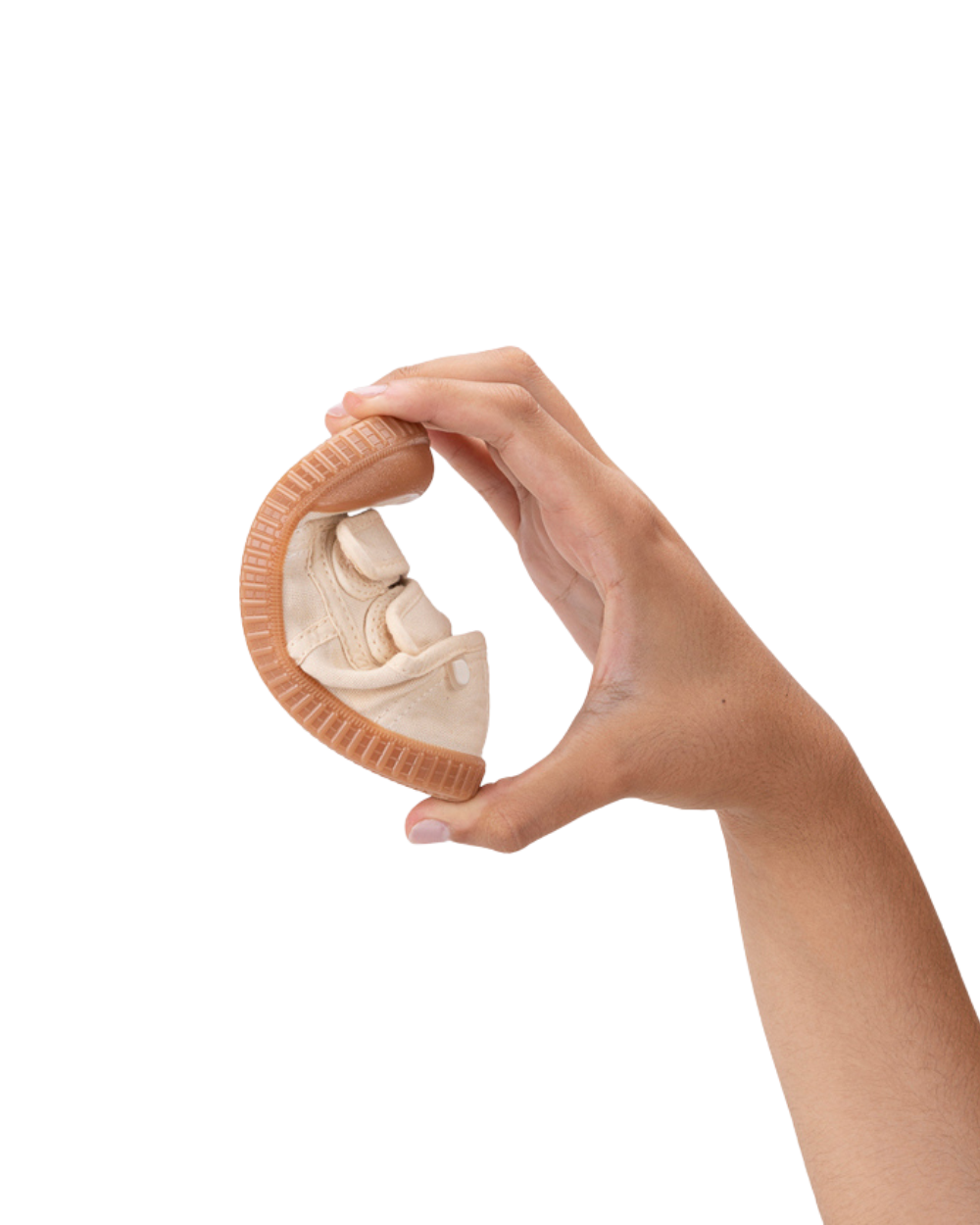 Berri Velcro Caramel Shoes - Barefoot -