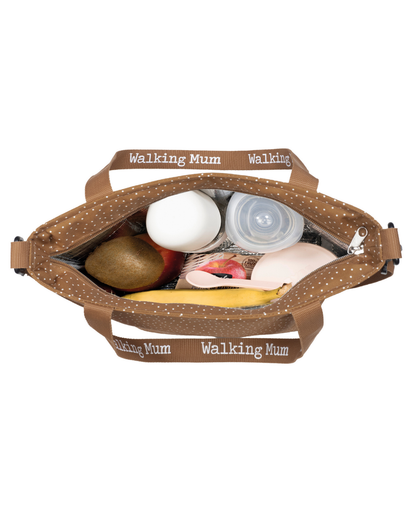 Polka Poppy Cinnamon Thermal Bag