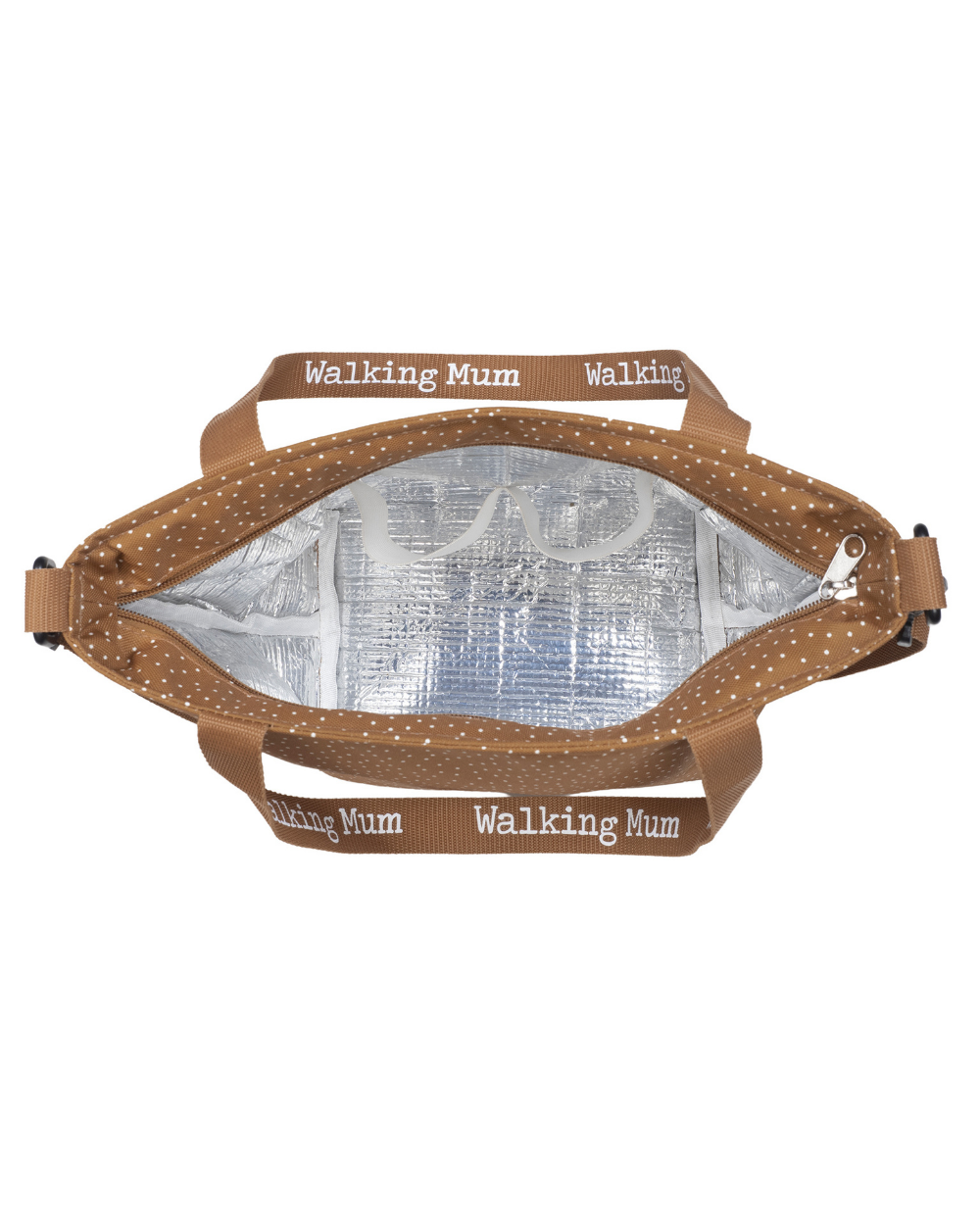 Polka Poppy Cinnamon Thermal Bag