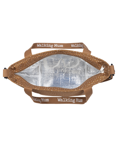 Polka Poppy Cinnamon Thermal Bag