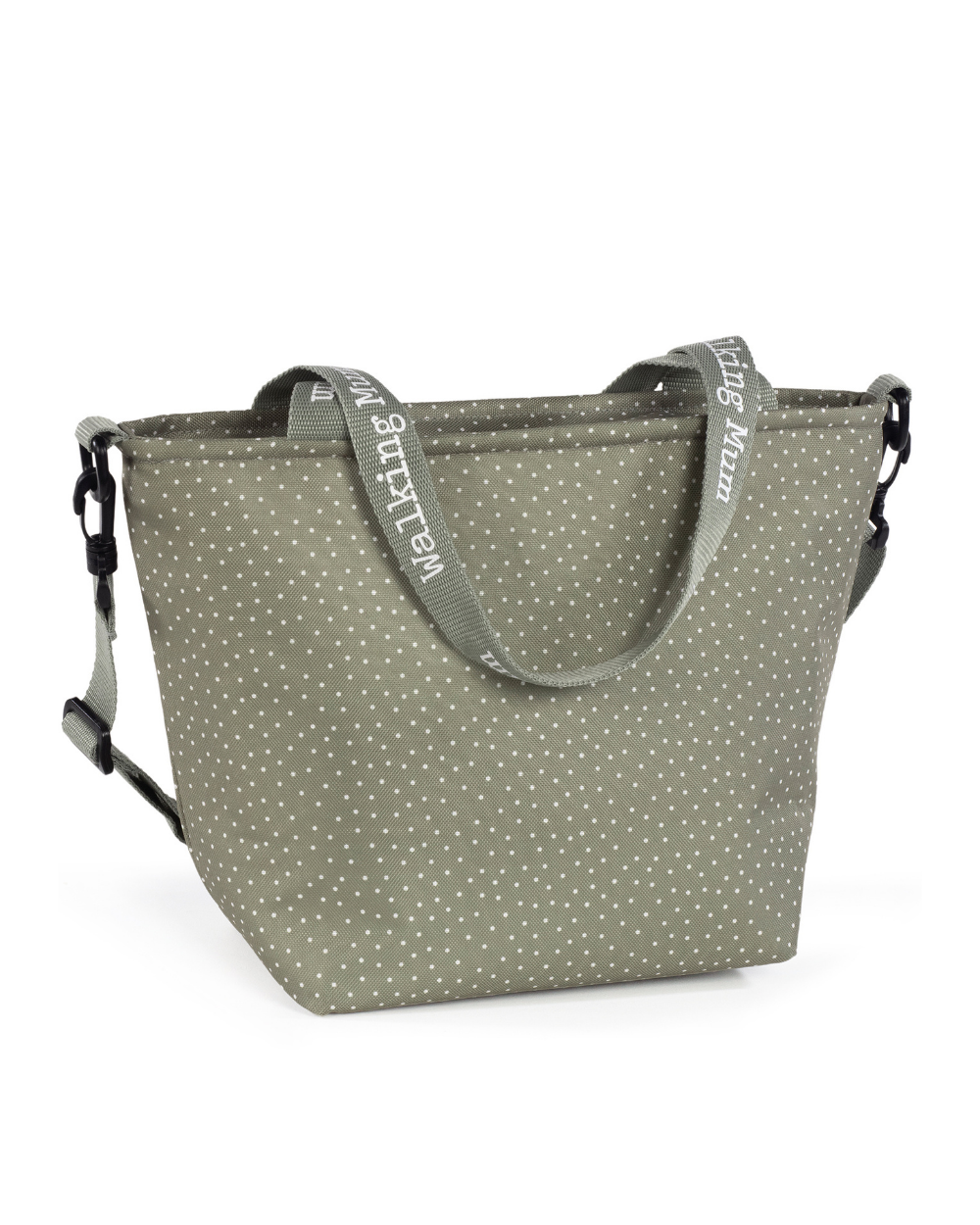 Polka Poppy Moss Thermal Bag