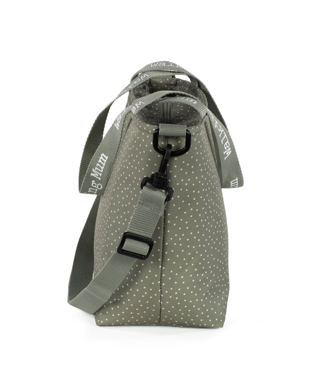 Polka Poppy Moss Thermal Bag