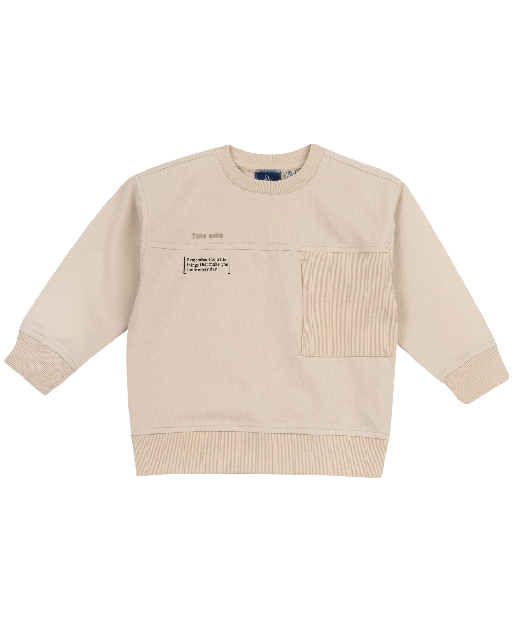 Sweatshirt Algodão Bolso Canelado