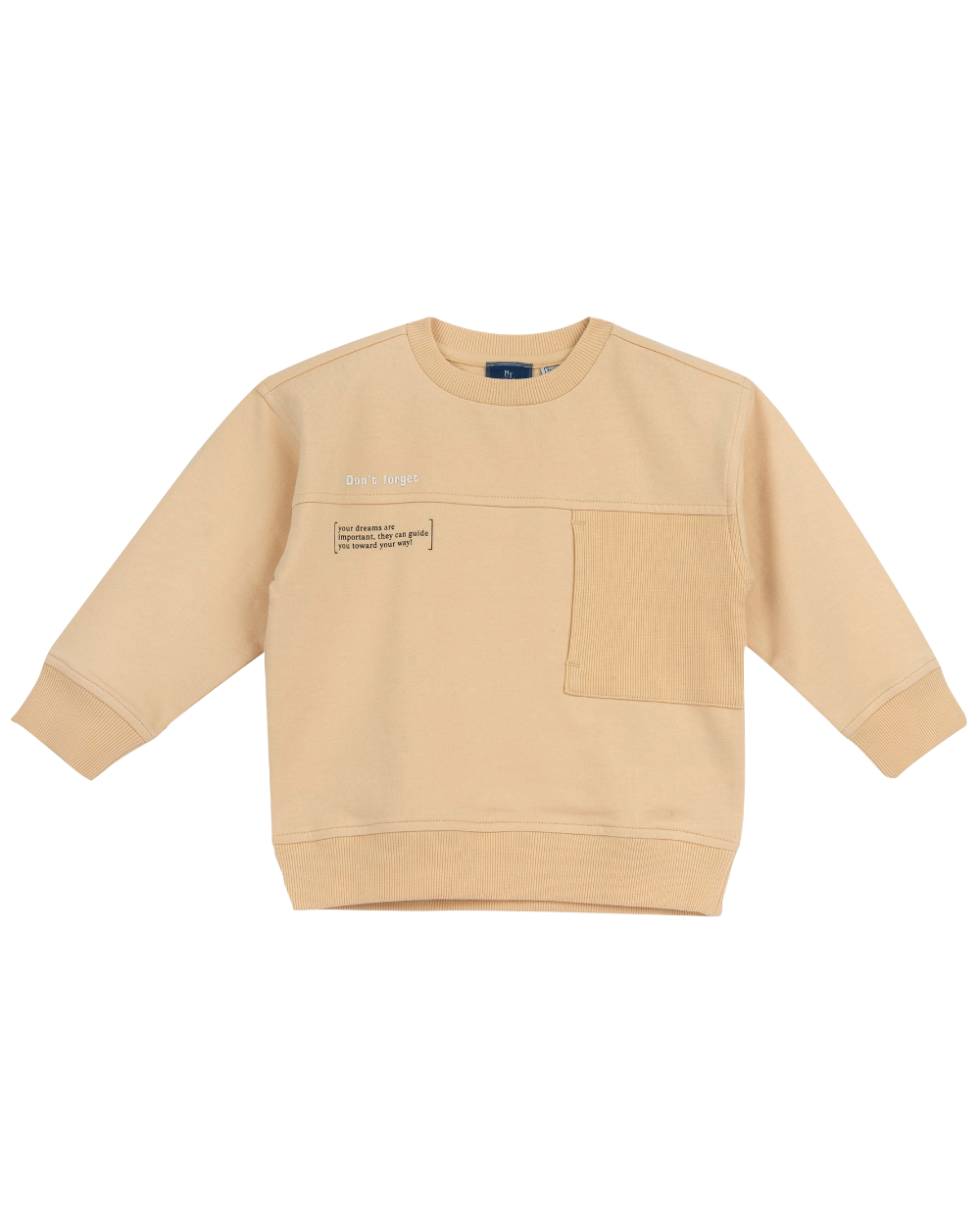 Sweatshirt Algodão Bolso Canelado