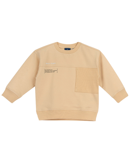 Sweatshirt Algodão Bolso Canelado