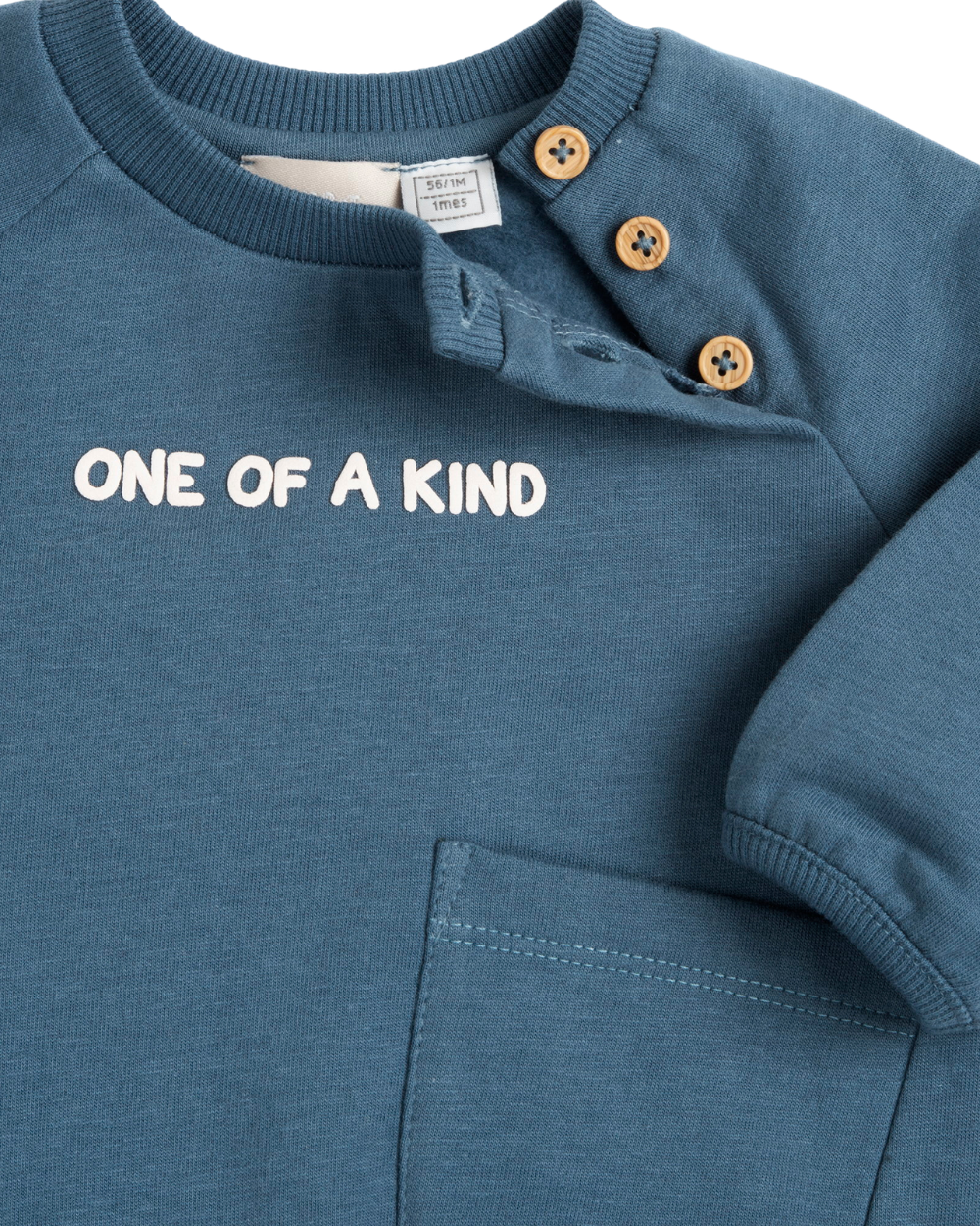 Sweatshirt Algodão Cardado com Frase
