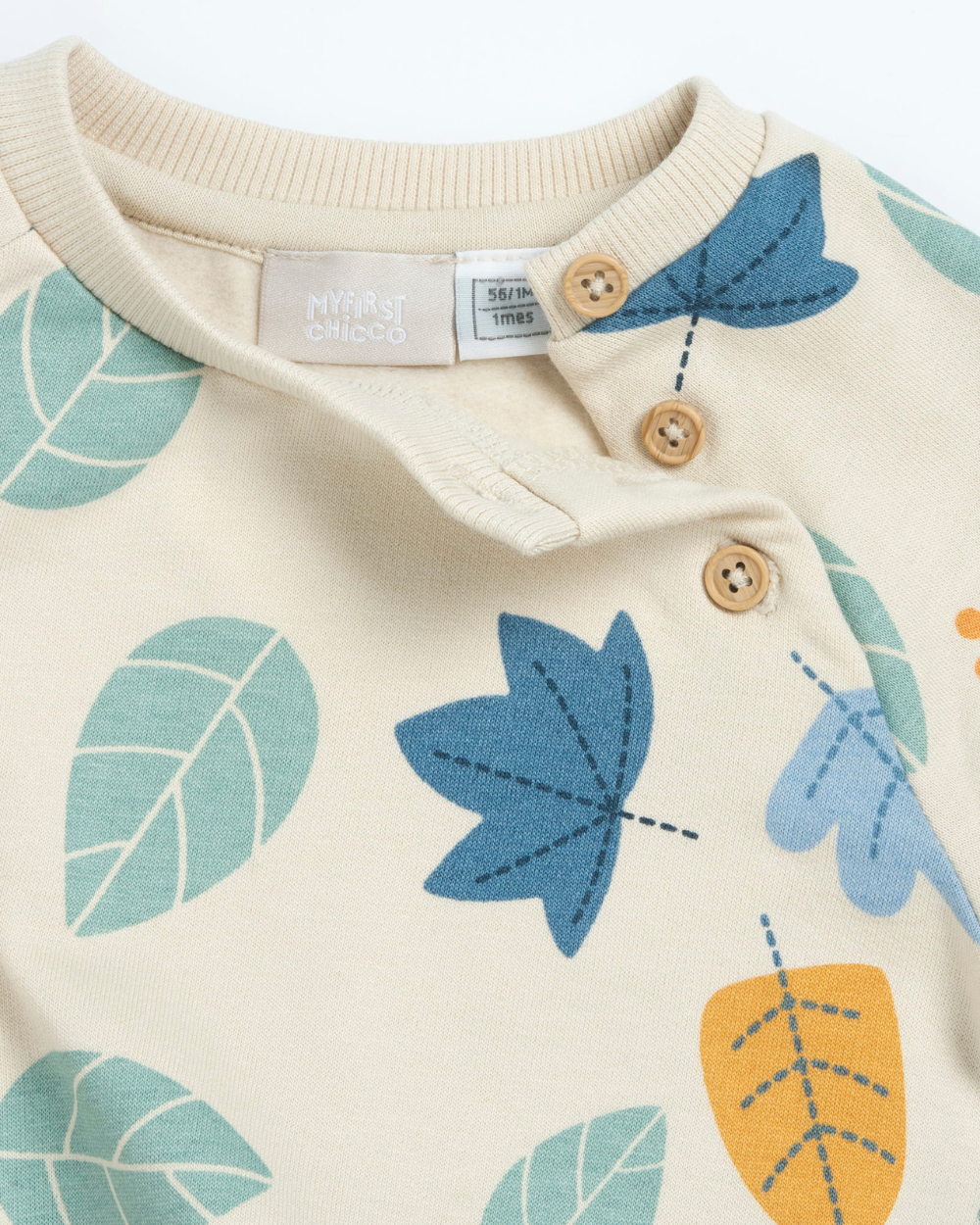 Sweatshirt Estampado de Folhas
