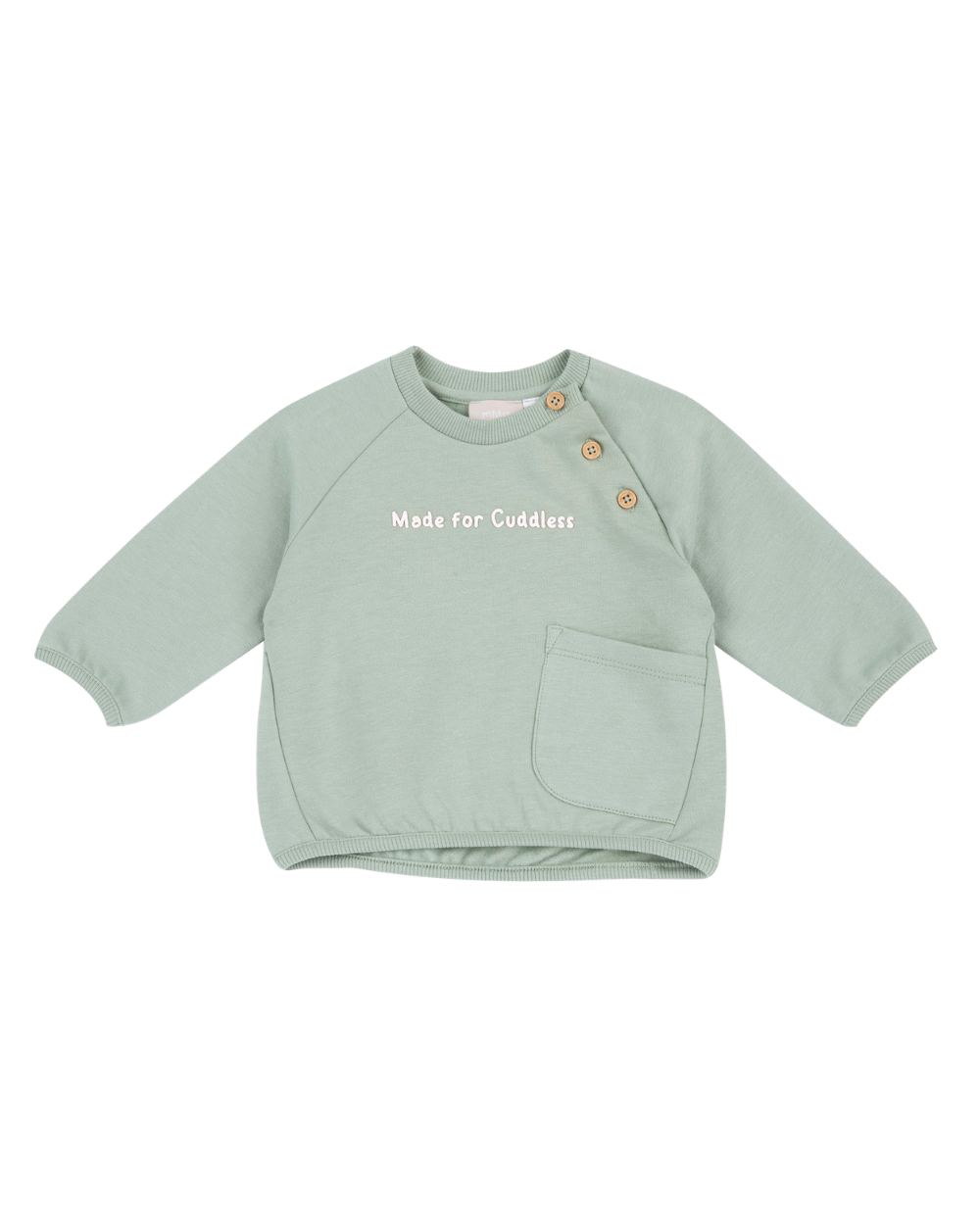 Sweatshirt Algodão Cardado com Frase