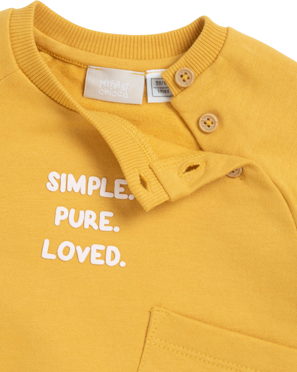 Sweatshirt Algodão Cardado com Frase