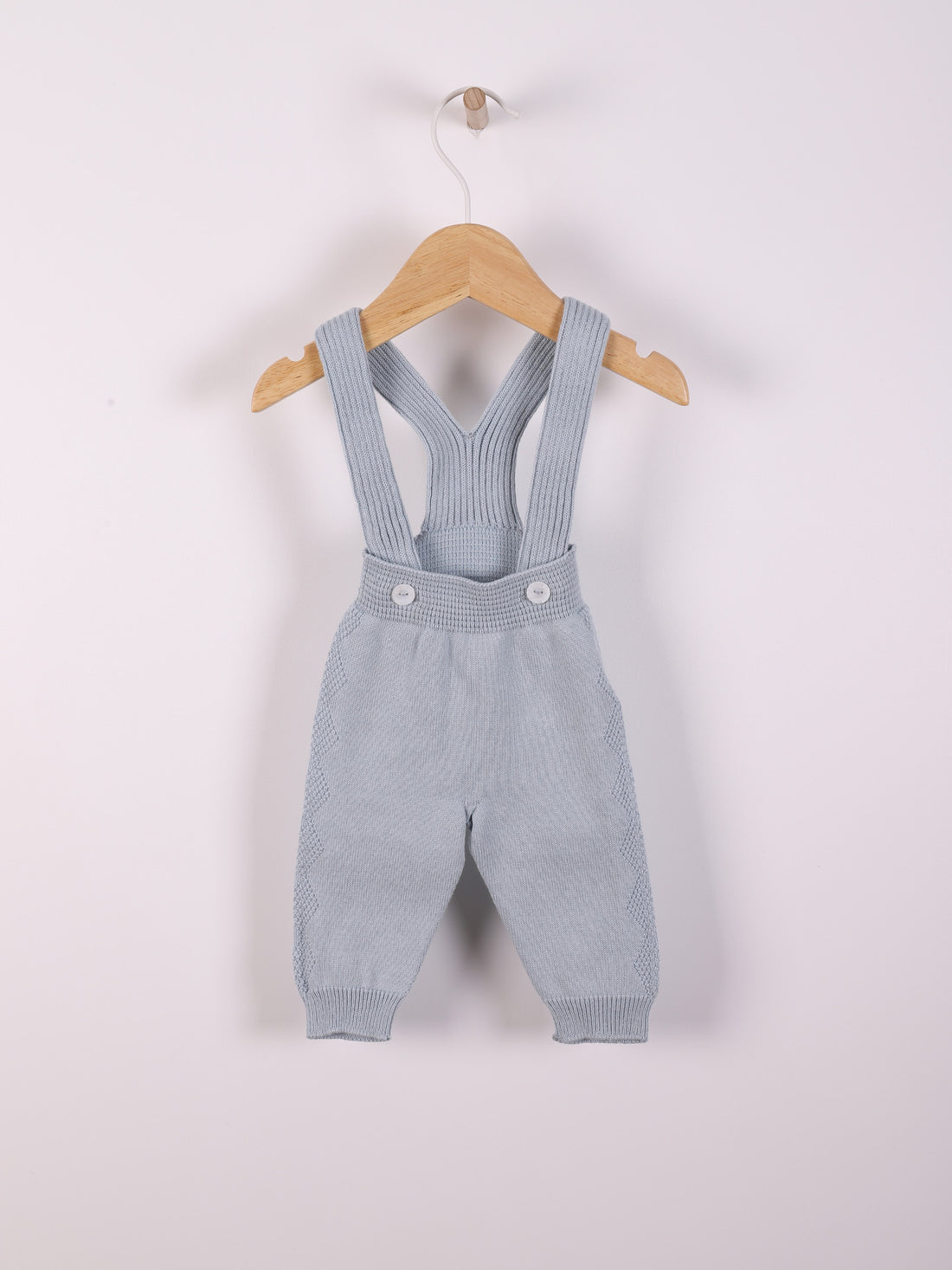 Pantalon à bretelles en tricot