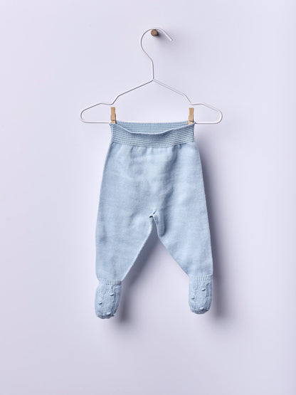 Knitted Trousers with Foot
