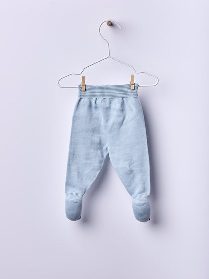 Knitted Trousers with Foot