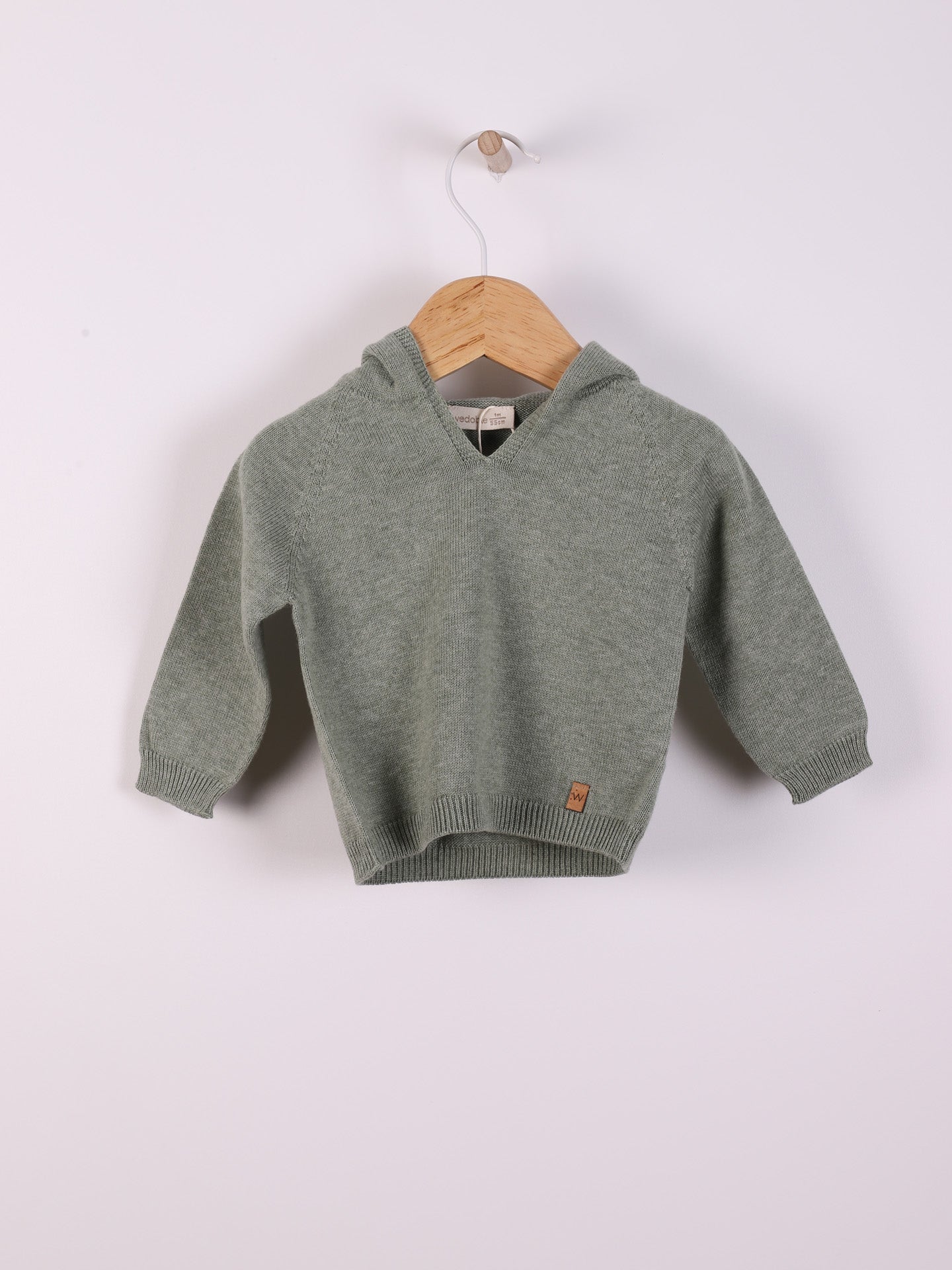 Knitted Hooded Sweater
