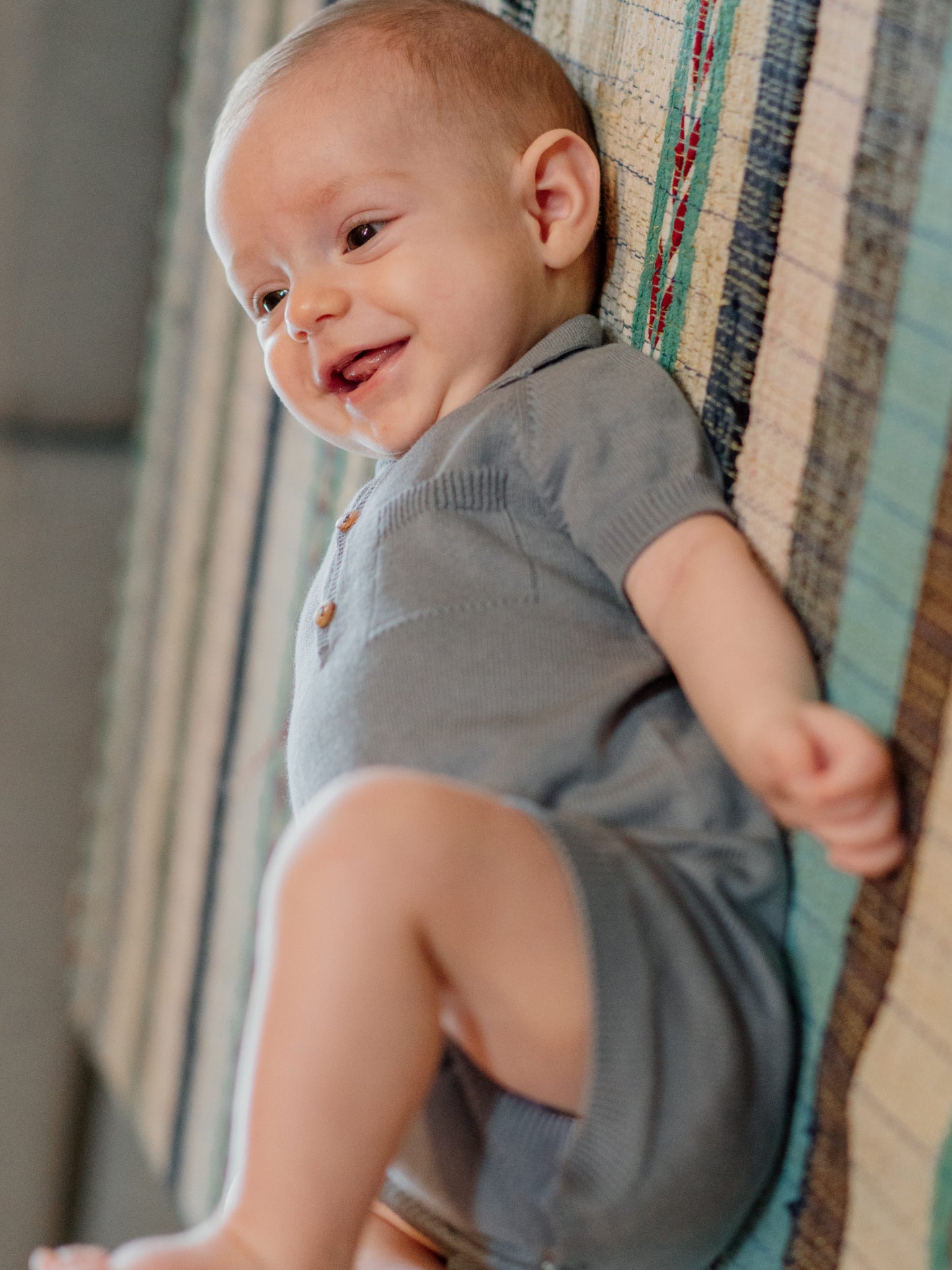 Cute Knitted Short Sleeve Polo Shirt