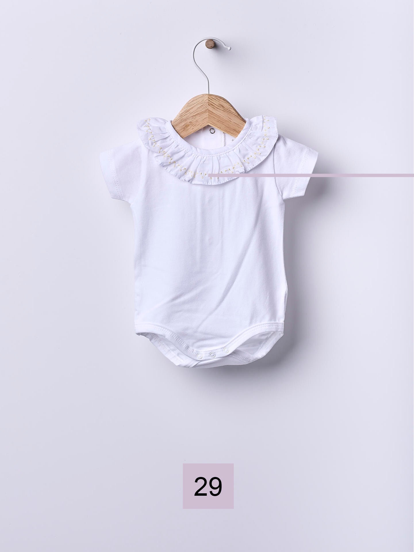MC Bodysuit with Ruffle Collar