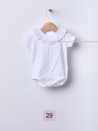 MC Bodysuit with Ruffle Collar