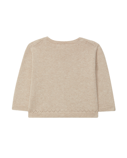 Casaco Tricotado com Ajour