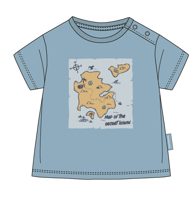 T-shirt &quot;Map of the Secret Island&quot;