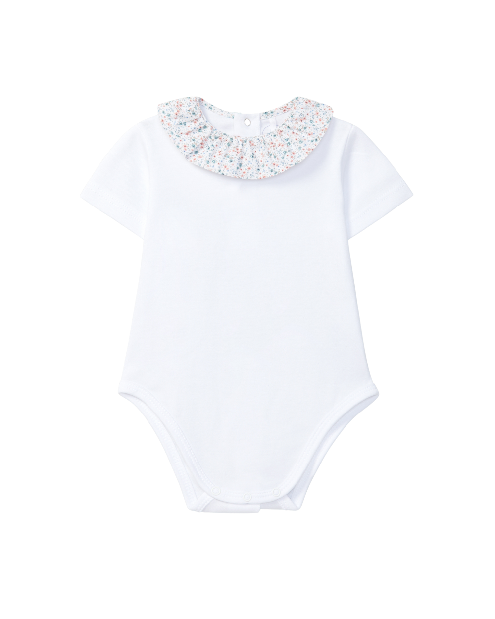 Body Manga Curta Gola Folho