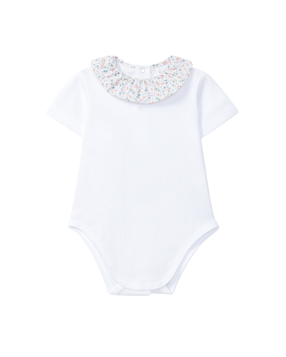 Body Manga Curta Gola Folho