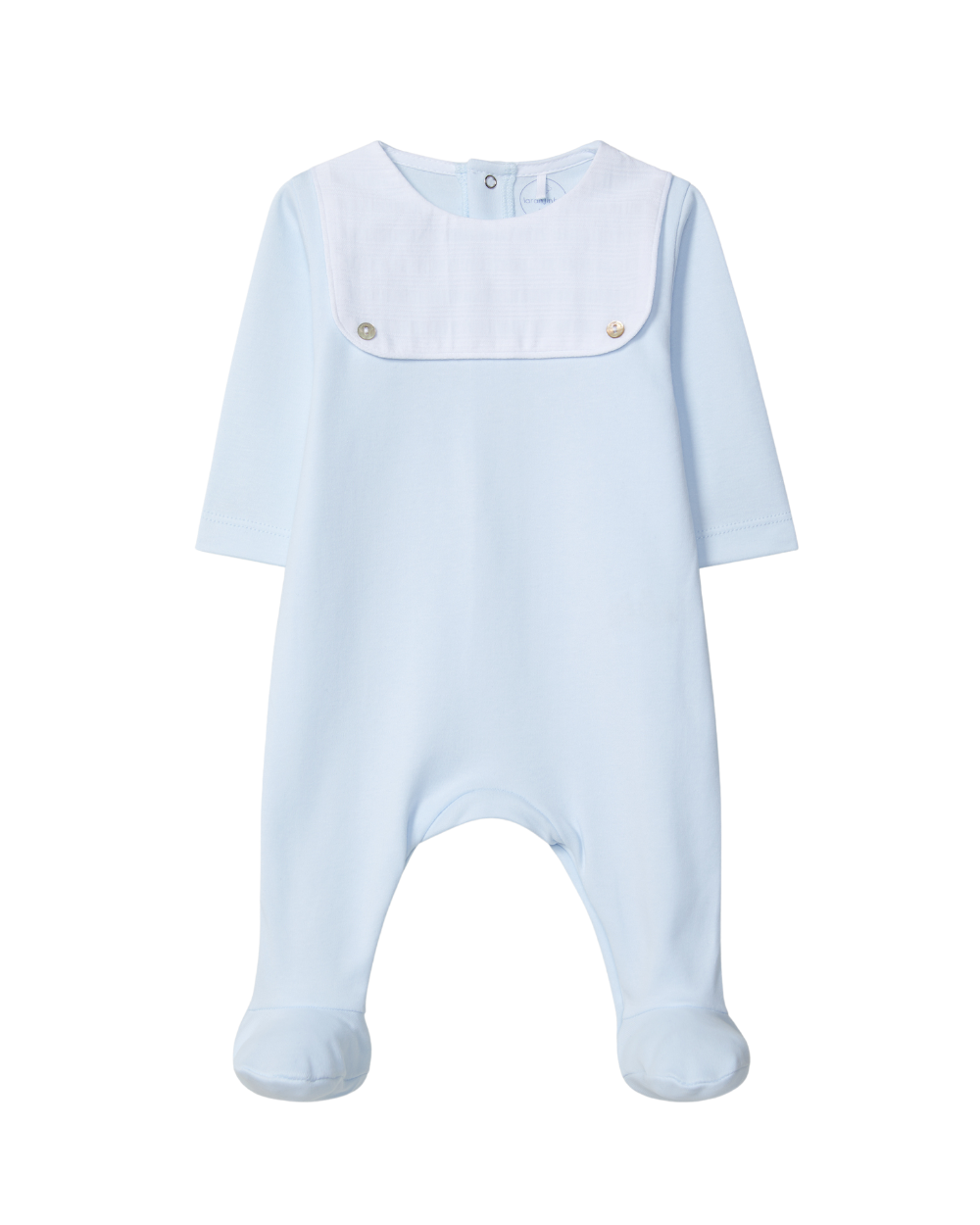 Babygrow sem Gola Jacquard de Riscas