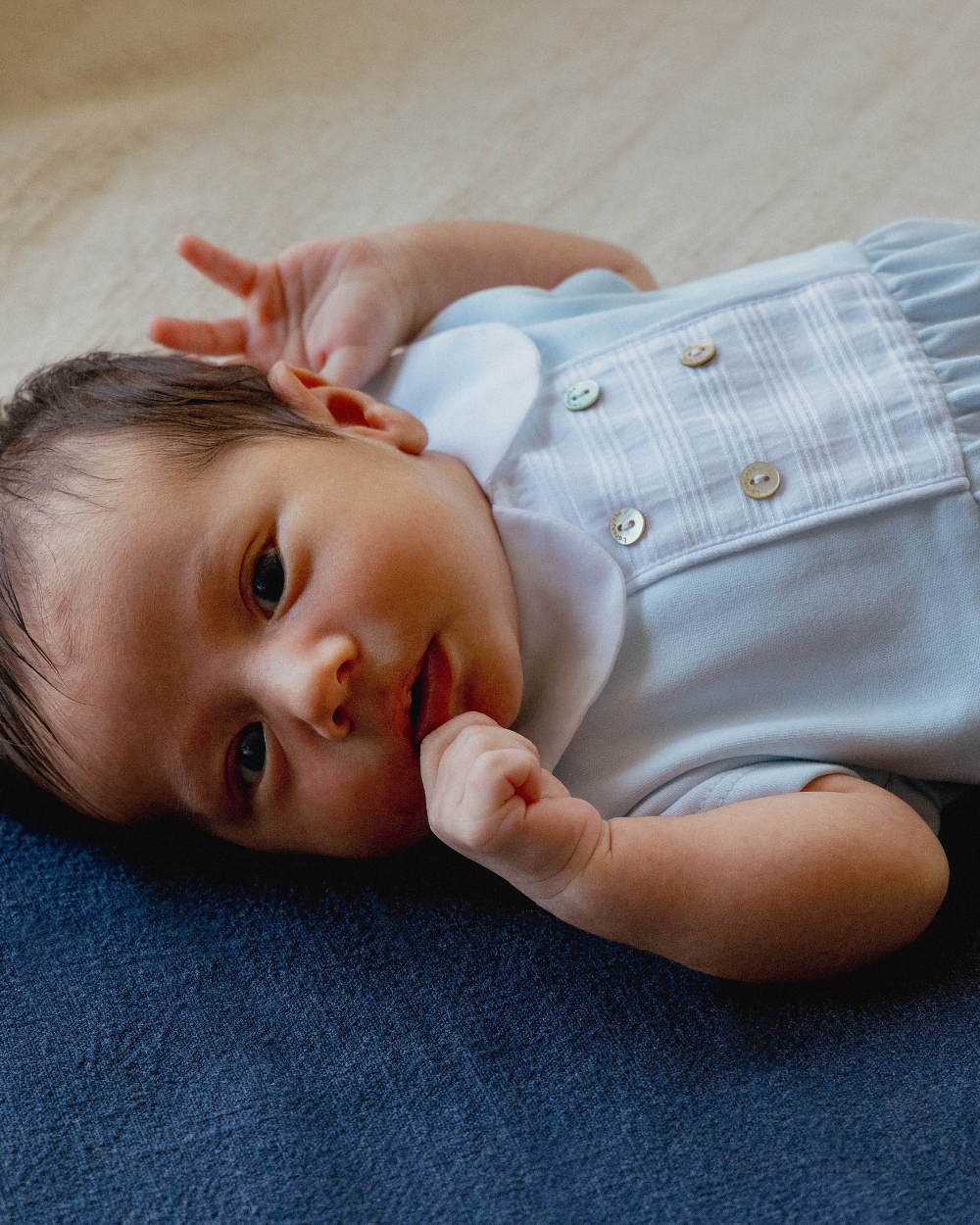 Fofo Gola Marinheiro Jacquard de Riscas