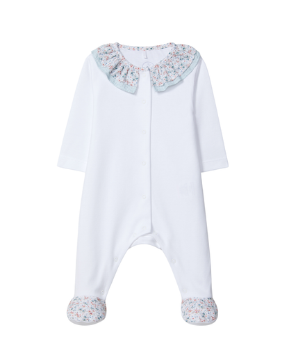 Babygrow Gola Folho Flores e Xadrez Vichy