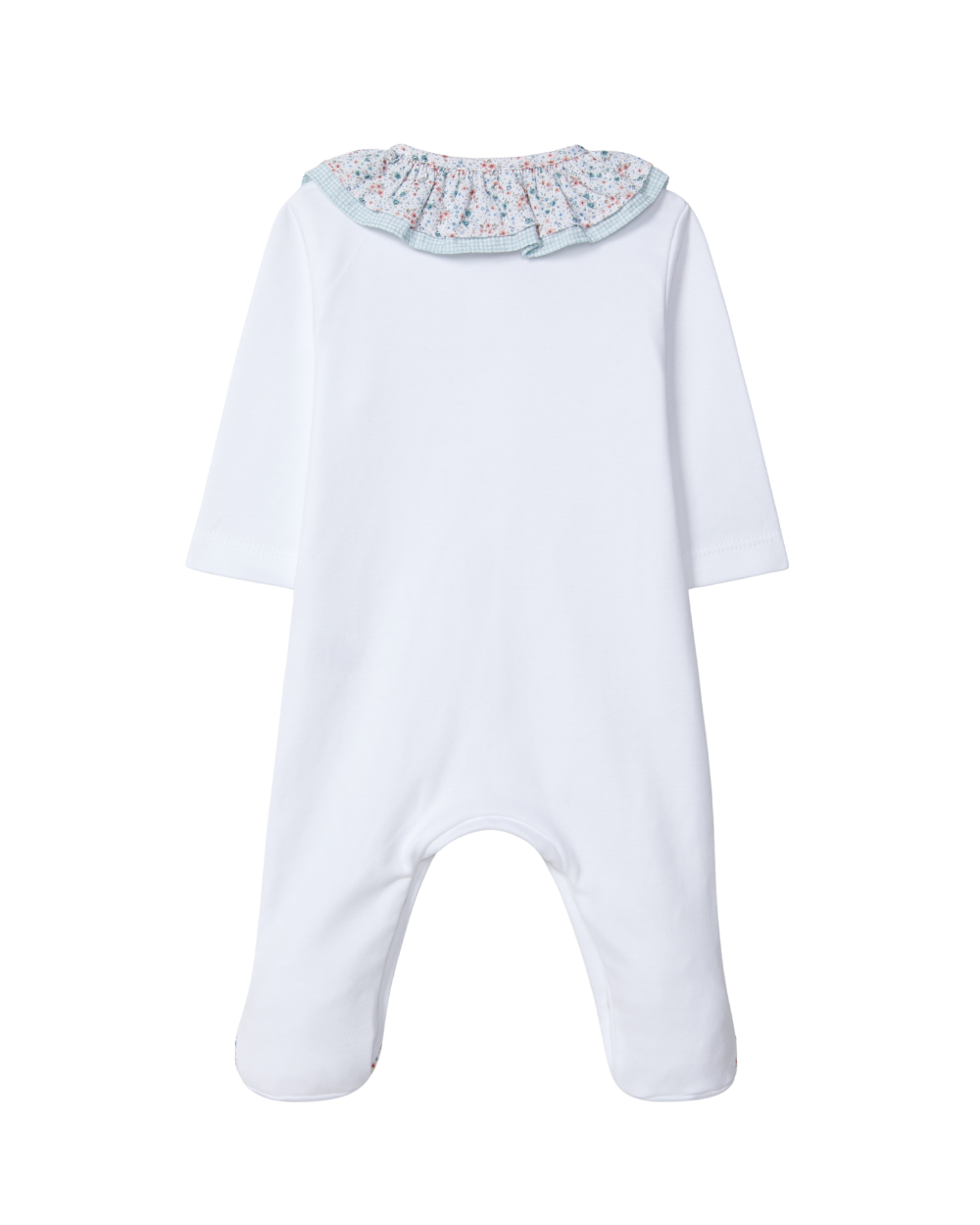 Babygrow Gola Folho Flores e Xadrez Vichy