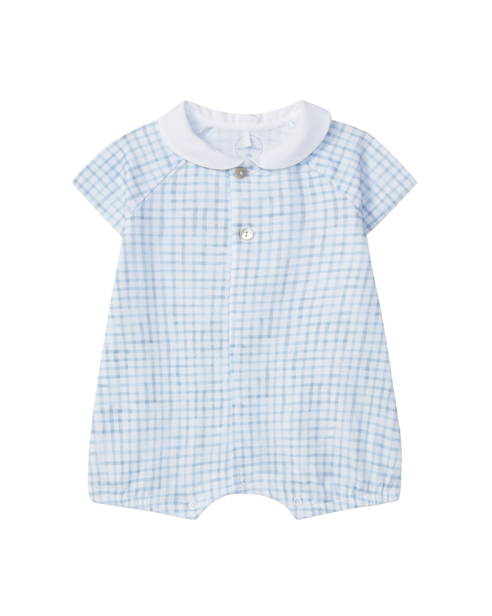 Fatinho Perna Curta Malha Quadrícula