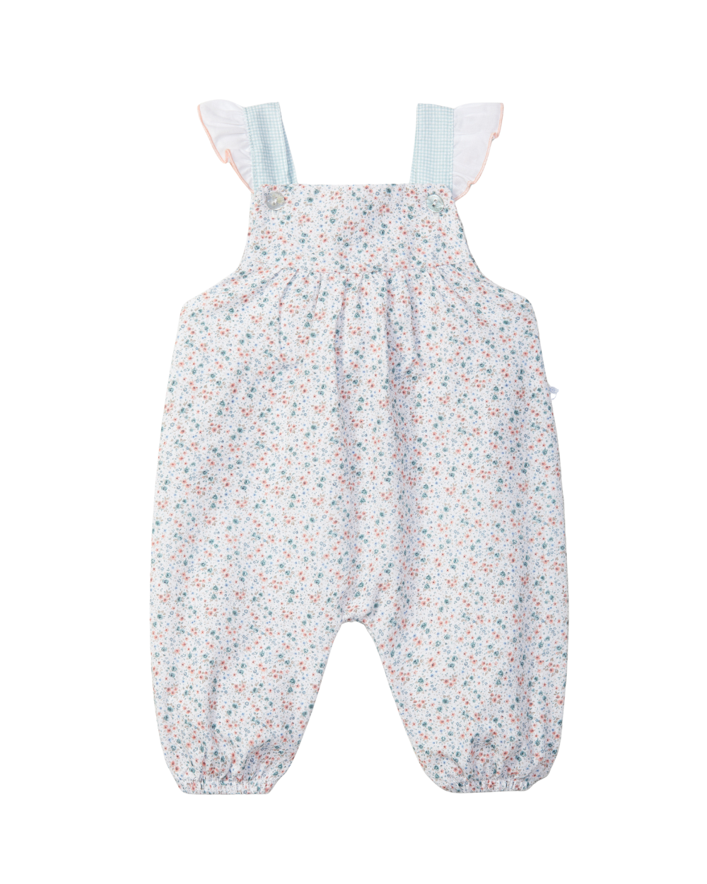 Jardineiras Flores Seersucker