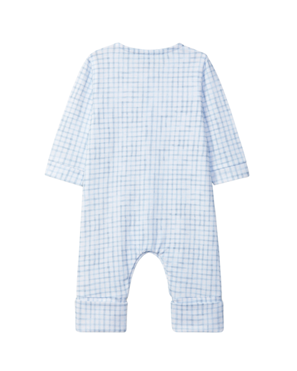 Babygrow Quadrícula sem Gola