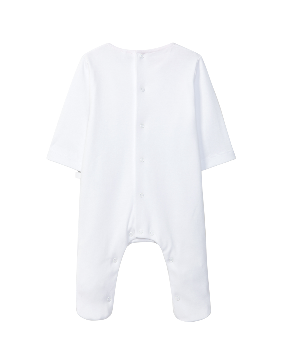 Babygrow Seersucker Riscas e Bordado