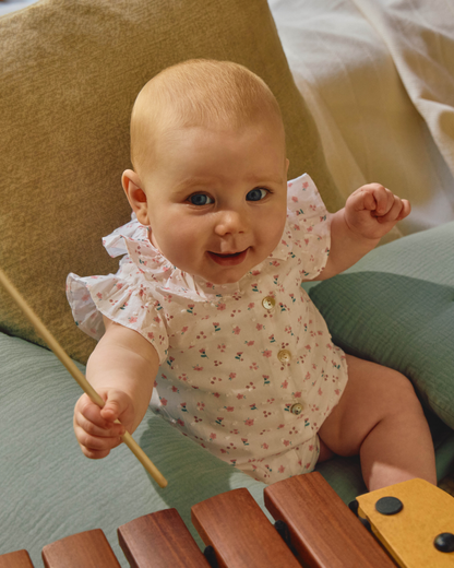 Fofo Plumeti Estampado Floral