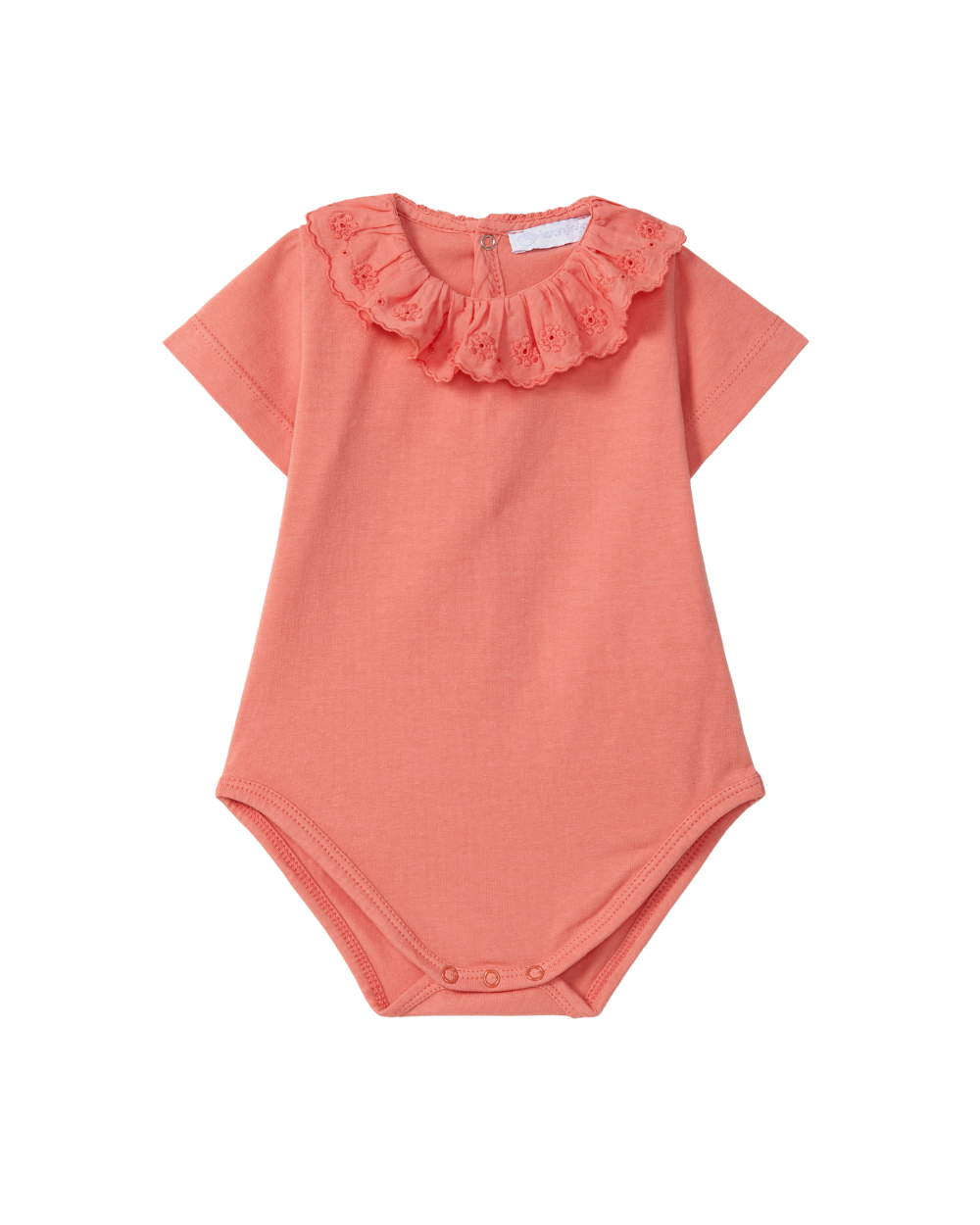 Body Gola Folho Bordado Inglês