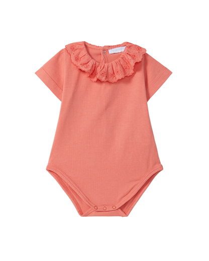 Body Gola Folho Bordado Inglês