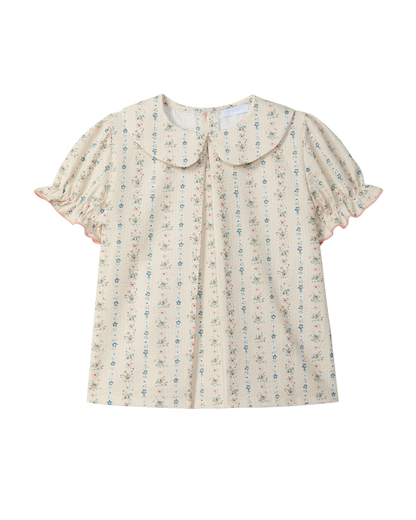 Blusa Seersucker Estampado Floral