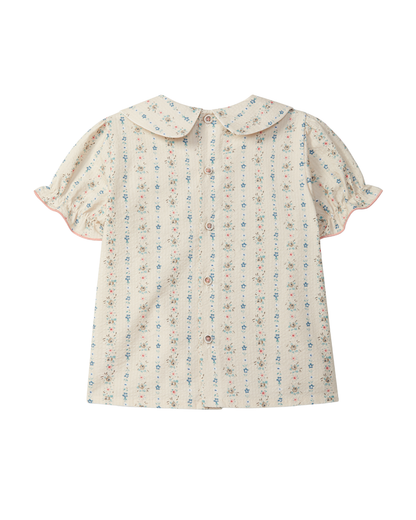 Blusa Seersucker Estampado Floral