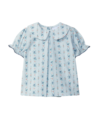 Blusa Seersucker Estampado Floral