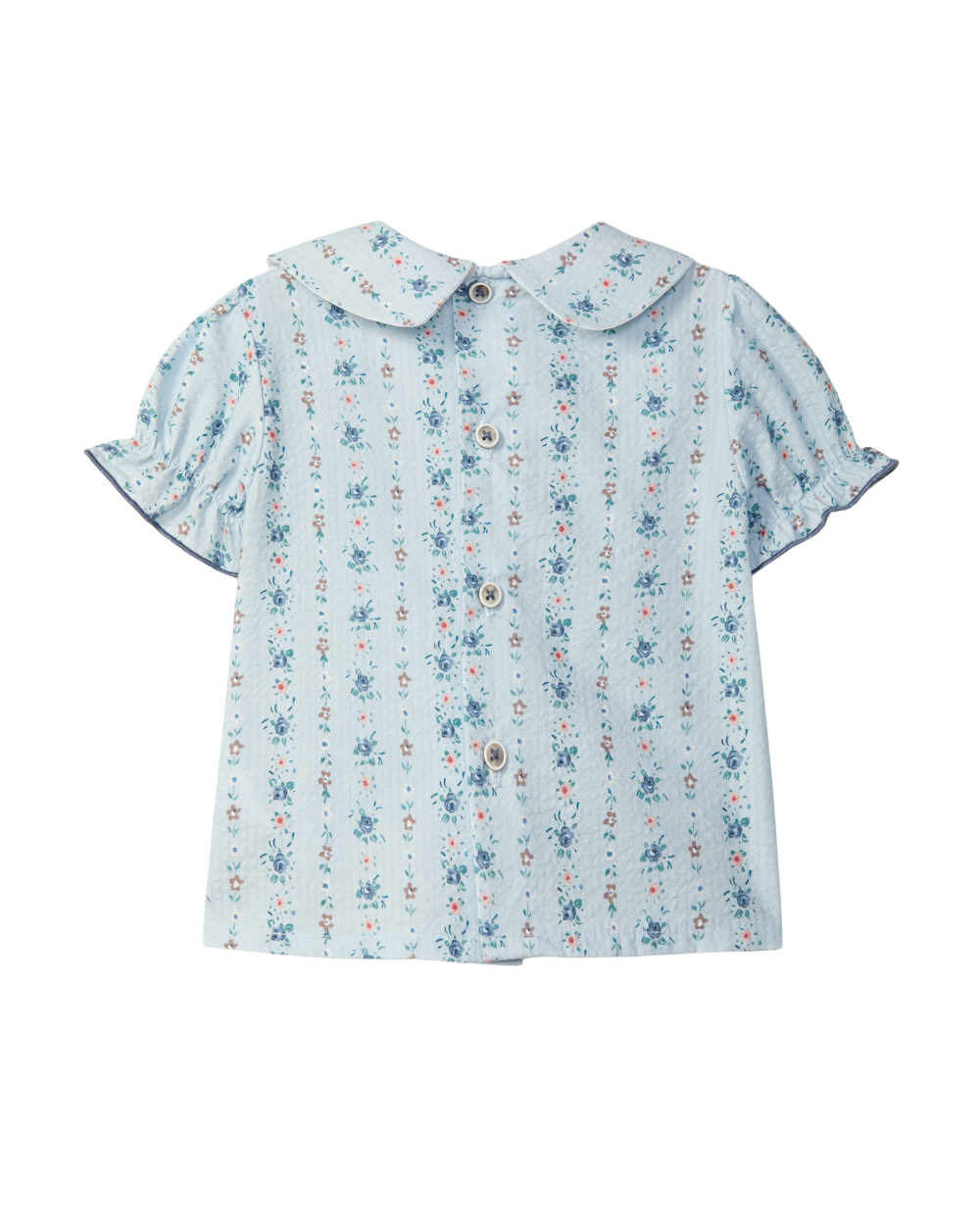 Blusa Seersucker Estampado Floral