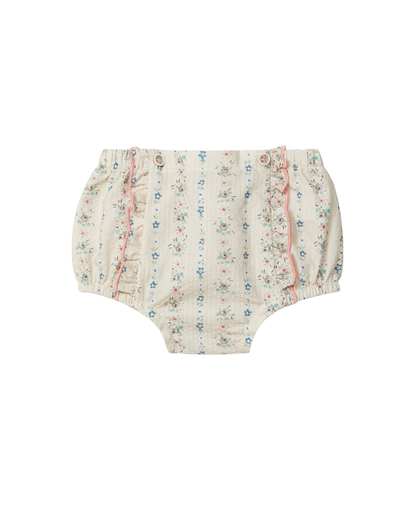 Tapa Fraldas Seersucker Estampado Floral