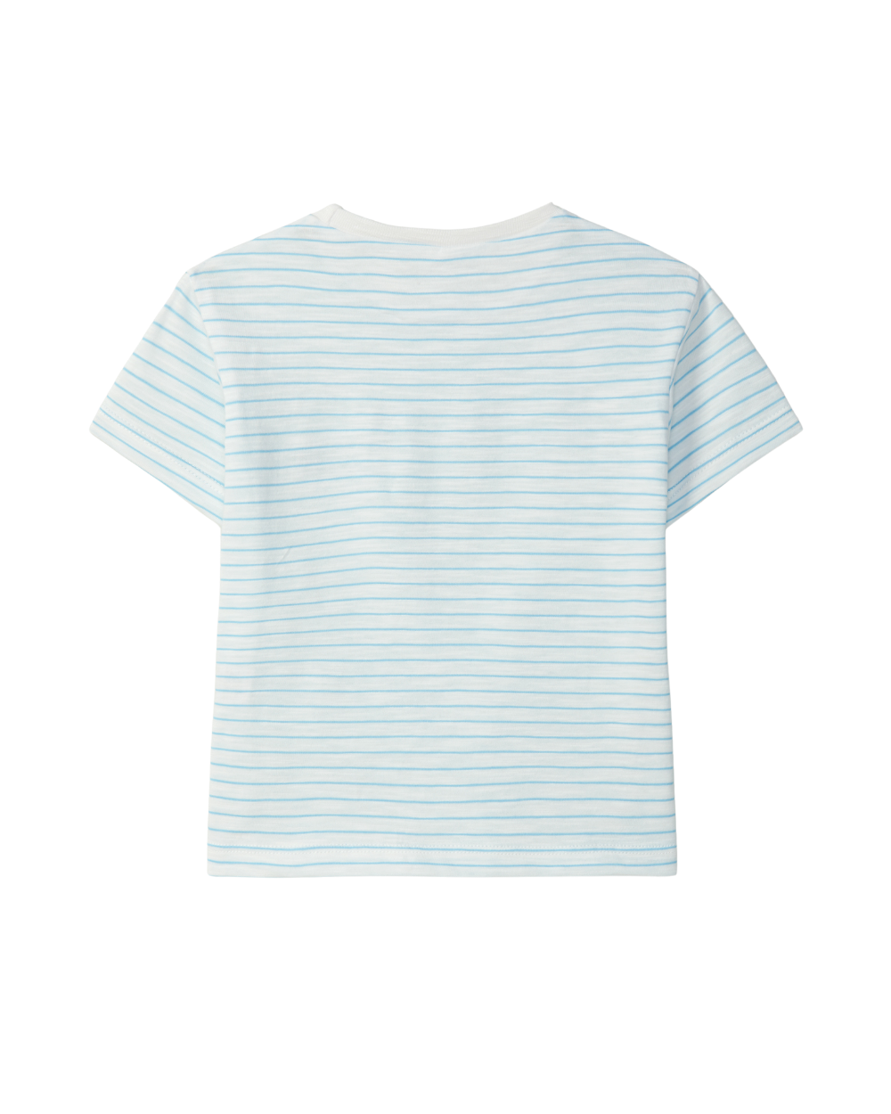 T-shirt Riscas com Bordado