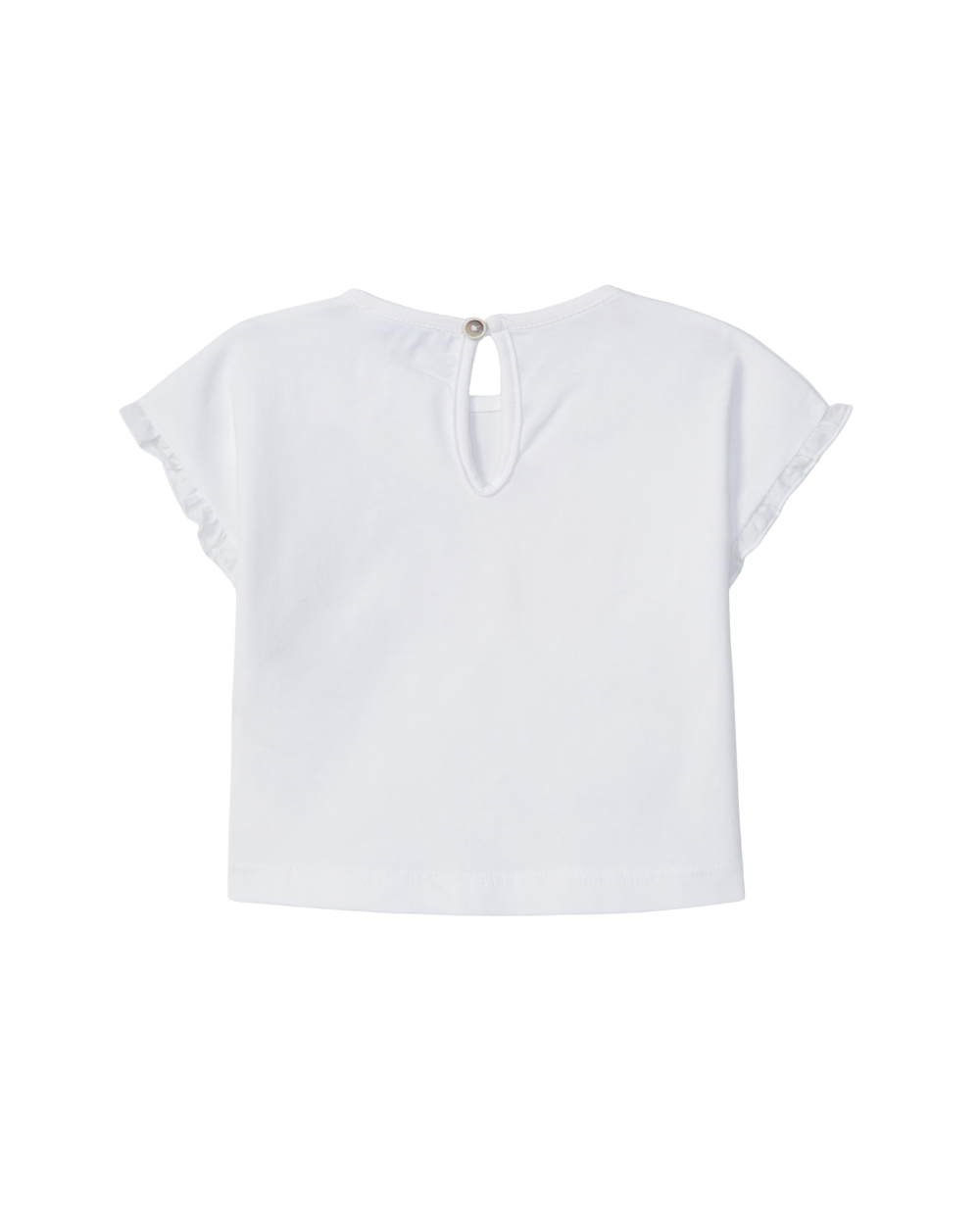 T-shirt Flores em Croché