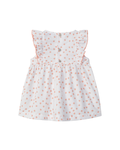 Vestido Detalhes Cor Contraste