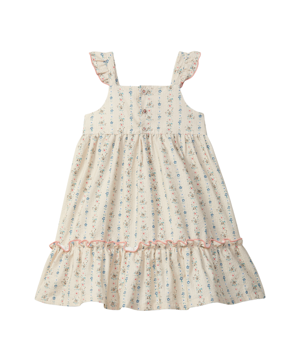 Vestido Seersucker Estampado Floral