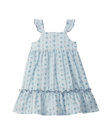 Vestido Seersucker Estampado Floral